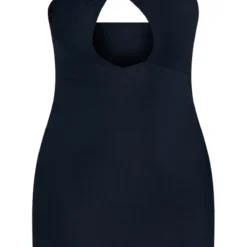 Plus Robe Moulante Noire En Jersey Doux à Détail Noeud -Promos Jupe Éthérée Boutique cfbb9516d01ae359cba60300a797e0cf0aefb297 cnc5135 5