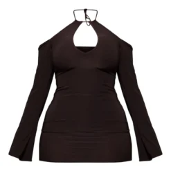 Shape Robe Nouée Très Moulante Chocolat à épaules Dénudées -Promos Jupe Éthérée Boutique d28b4c490a5d69d46f9b05e73d9e80a62ffb1429 cnc4647 5