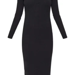 Tall Robe Mi-longue Style Polo Noire à Décolleté Plongeant -Promos Jupe Éthérée Boutique d2f854982e74e34046050e1af7977ed184b21927 cnb4388 5