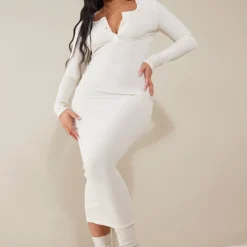 Shape Robe Mi-longue Côtelée écrue Boutonnée Devant à Manches Longues 7 Shape Robe Mi-longue Côtelée écrue Boutonnée Devant à Manches Longues -Promos Jupe Éthérée Boutique d3f23d26797bb5c93474c2a9548095250d87eba2 cnb7783 3