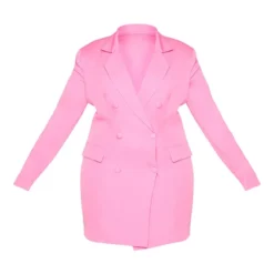 Plus Robe Blazer Rose Vif Structurée à Double Boutonnière -Promos Jupe Éthérée Boutique d53123e10c9dc2ebf9ac9222d208bd36b4a140fa cmq1105 6