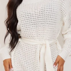 Petite Robe Pull En Maille Tricot Douce Crème à Ceinture -Promos Jupe Éthérée Boutique d66addd0cbd02c65d81210f6862eba2cc50ef357 cmw8080 4