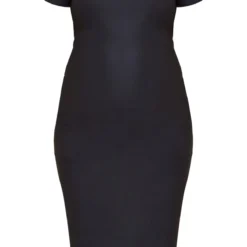 Maternité Robe De Grossesse Longue Noire Sculpt Mat à Manches Courtes -Promos Jupe Éthérée Boutique d68b05cae7da60b6a3b67e479f0f42dac6f186b2 cnd3093 5