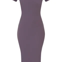 Tall Robe Mi-longue Côtelée Gris Anthracite à Col Rond -Promos Jupe Éthérée Boutique d7845f60d204fe4991087fcd63c8279c91a595bd cnd4320 5