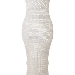 Tall Robe Longue En Maille Tricot Beige à Bretelles -Promos Jupe Éthérée Boutique da4cf90118526af88dceda1ad4f70d4254f5040c cne2407 5