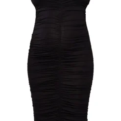 Maternité Robe De Grossesse Mi-longue En Jersey Noir à Décolleté Et Fronces Détail Contours -Promos Jupe Éthérée Boutique dc141ff9504022c5bf3ce17fcf22d80d1db0a4e5 cnc4897 5