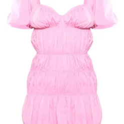 Petite Mini-robe Rose à Manches Bouffantes -Promos Jupe Éthérée Boutique de50a7f8c6a675d94d61f7f7c5fac33fd2ba5919 cne2102 5