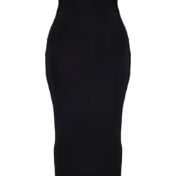 Shape Robe Bustier Moulante Mi-longue Noire à Côté Froncé -Promos Jupe Éthérée Boutique df8ee0f1aa9e4ca28ffb9e6c72ed6e2b648afd47 cnc8753 5