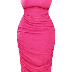 Logic Plus Robe Longue Texturée Rose Vif Asymétrique Effet Froncé -Promos Jupe Éthérée Boutique e08150967d85a1d9380d634c4540012f5bce07e6 cmy7927 6