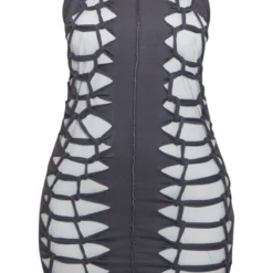 Petite Mini Robe Déchirée Gris Anthracite Style Tressé 9 Petite Mini Robe Déchirée Gris Anthracite Style Tressé -Promos Jupe Éthérée Boutique e2a2c8c0b96a31f30c1be9a9fa6e8a1a3d62cb52 cnd3223 5