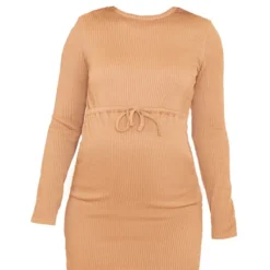 Maternité Mini-robe De Grossesse Camel à Nouer Sur La Taille -Promos Jupe Éthérée Boutique e2a8b79fdd9722bde15b44835a3c853ce2a545d2 cmp6557 6