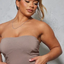 Shape Robe Moulante Tissée Stretch Café Au Lait à Armatures Et Détail Coutures -Promos Jupe Éthérée Boutique e38d15c0a10081b0a79d4984757a02952f8d4d06 cnd0574 4