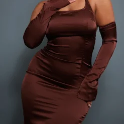 Shape Robe Mi-longue Marron Chocolat Satinée à Col Bardot Et Dos Nu 8 Shape Robe Mi-longue Marron Chocolat Satinée à Col Bardot Et Dos Nu -Promos Jupe Éthérée Boutique e5b971739f122a52eea51756ccd0c60f36c66d7e cnc4676 4