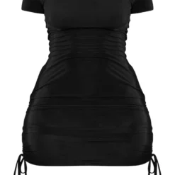 Logic Shape Robe Moulante Noire à Manches Courtes Et Côtés Froncés 9 Logic Shape Robe Moulante Noire à Manches Courtes Et Côtés Froncés -Promos Jupe Éthérée Boutique e6e1608895887cd96ec08cb24323b0b5d3ac05b3 cnb0973 5