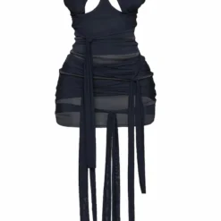 Shape Robe Moulante Noire En Mesh à Liens Autour Du Cou -Promos Jupe Éthérée Boutique e73c025d75580f3115dba97a1fd63fefddb9f1d1 cmt4765 6
