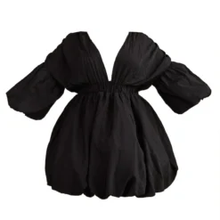 Plus Robe Noire Bouffante à Manches Ballon -Promos Jupe Éthérée Boutique e7b93e2f16d6d9f848123faf775f6ea9e2f3ead0 CMY9439 6