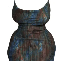 Plus Robe Moulante Plissée Marron à Imprimé Marbré Et Col Bénitier -Promos Jupe Éthérée Boutique e81b375af93c4608605c26bb21111babfcbb79fe cnb9042 5