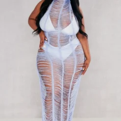 Plus Robe De Plage Frangée Bleu Turquoise -Promos Jupe Éthérée Boutique e8d7adf59d95dabeadda6b6c39b2cde754cb1c2e cnc7963 3