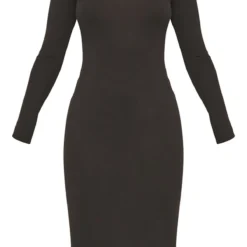 Petite Robe Mi-longue Noire En Jersey à Manches Longues -Promos Jupe Éthérée Boutique e947fb2dd0e9c4e7d4dfdfd76714b2b987df995d cmf7062 5