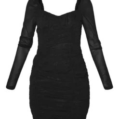 Tall Mini-robe Froncée Noire -Promos Jupe Éthérée Boutique ea12b8e170ef427d2191bafbed249907932845ec cmf9604 6