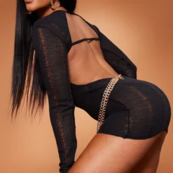 Shape Robe Moulante Noire Ajourée Transparente à Dos Ouvert -Promos Jupe Éthérée Boutique eae9f0247eaae11d919049e2101b23ea9f4a2fc8 cna2876 4