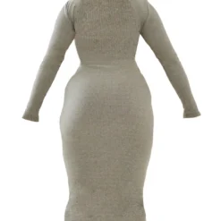 Shape Robe Mi-longue Côtelée Dos Nu Vert Olive Foncé à Manches Longues 9 Shape Robe Mi-longue Côtelée Dos Nu Vert Olive Foncé à Manches Longues -Promos Jupe Éthérée Boutique eba68361fe0e707b4e99fb2d2e936c0bbdd9a7c6 cnb7631 5