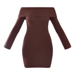 Tall Mini Robe Pull Chocolat à épaules Dénudées -Promos Jupe Éthérée Boutique ef31d2ed043db7a89ed1e37f395682a22c18cd98 cnb4413 5
