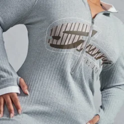 Zero Plus Robe Mi-longue Gris Chiné Imprimée Côtelée à Zip 8 Zero Plus Robe Mi-longue Gris Chiné Imprimée Côtelée à Zip -Promos Jupe Éthérée Boutique f2453877dd5e70920de229625fc7c065b13cf234 cnc7367 4