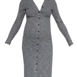 Maternité Robe De Grossesse Mi-longue Ajustée Gris Foncé En Maille Côtelée Douce à Manches Longues 9 Maternité Robe De Grossesse Mi-longue Ajustée Gris Foncé En Maille Côtelée Douce à Manches Longues -Promos Jupe Éthérée Boutique f275231b2383be2f56932348b1e4524d2f372af0 cnb9932 5
