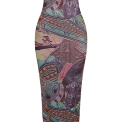 Logic Petite Robe Longue Bustier Multicolore Imprimée Patchwork -Promos Jupe Éthérée Boutique f3d08be4f9f827a178b87eade4398478cce206c2 cnc4828 5