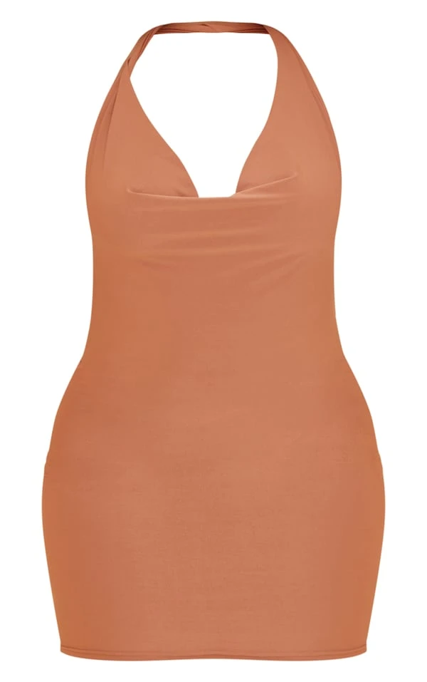 Shape Mini Robe Douce Argile à Décolleté Très Plongeant 5 Shape Mini Robe Douce Argile à Décolleté Très Plongeant – Image 5