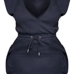 Shape Robe Pull Portefeuille Noire Décolletée Sans Manches à Poches Style Utilitaire -Promos Jupe Éthérée Boutique f77b9c961b70645f5e514e2121522a87da65d733 cne4650 5