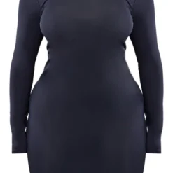 Label PLT Shape Robe Moulante Noire Très Décoletée Dans Le Dos -Promos Jupe Éthérée Boutique fa9214a47e3b778795410908b4193487f64b94a5 cnc1760 5