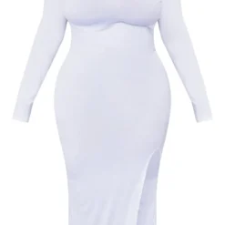 Logic Plus Robe T-shirt Mi-longue En Jersey Blanc Fendue 9 Logic Plus Robe T-shirt Mi-longue En Jersey Blanc Fendue -Promos Jupe Éthérée Boutique fed45947f612630ad83d8f7fa9723ba4a070c71a cne4090 5